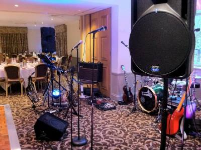Groove Giants function band equipment